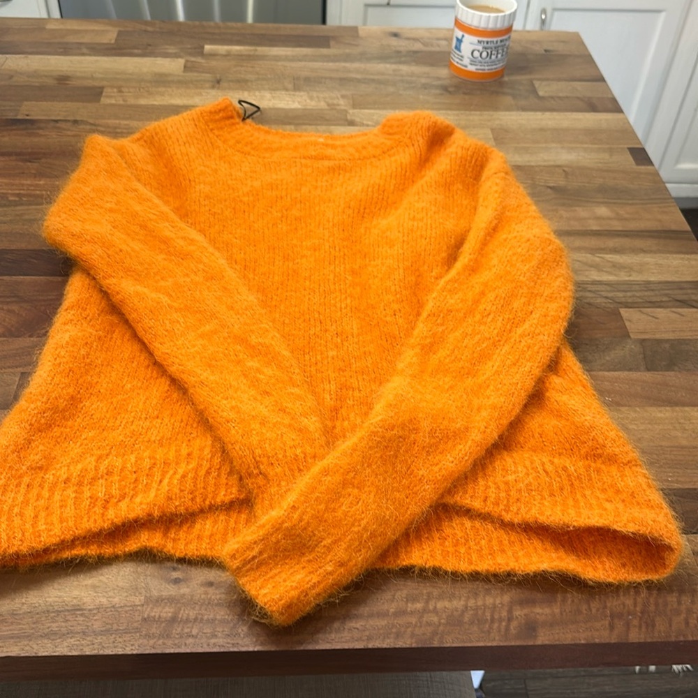 H&M orange Sweater